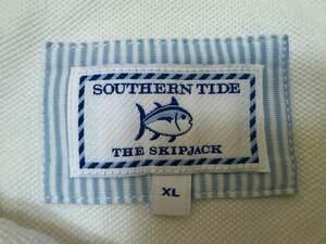 Southern Tide University of Alabama Crimson Tide Skipjack Polo Shirt White XL